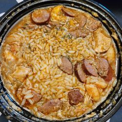 Cajun Kitchen - Gumbo (bowl) - plenty of shrimp, andouille sausage, and chicken