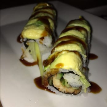 Momo Sushi Shack - Dragon Roll ($12) - Japanese Near Me - Brooklyn, New York Momo Sushi Shack - Dragon Roll ($12) - Japanese Near Me - Brooklyn, New York