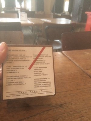 Menu photo 1 Café Kobalt Amsterdam, NH Menu photo 1 Café Kobalt Amsterdam, NH