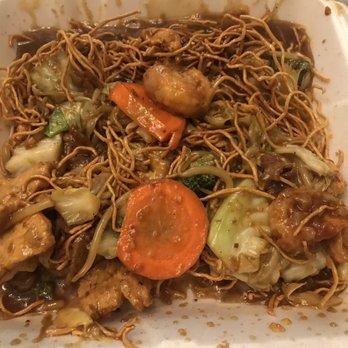 Pho Trin - 36. Pan-Fried Noodle Combination Noodles mixed together. The sauce was great - Vietnamese Near Me - Pomona, California Pho Trin - 36. Pan-Fried Noodle Combination Noodles mixed together. The sauce was great - Vietnamese Near Me - Pomona, California