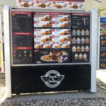 Steak ’n Shake - Pulling up to the drive through ordering board Hi welcome to steak and shake it's going to be a while SMH - Burgers Near Me - Clearwater, Florida Steak ’n Shake - Pulling up to the drive through ordering board Hi welcome to steak and shake it's going to be a while SMH - Burgers Near Me - Clearwater, Florida
