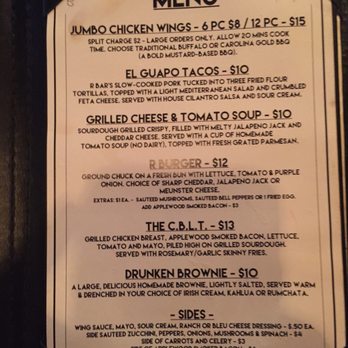 R Bar - Menu (4/6) - Lounges Near Me - Los Angeles, California R Bar - Menu (4/6) - Lounges Near Me - Los Angeles, California