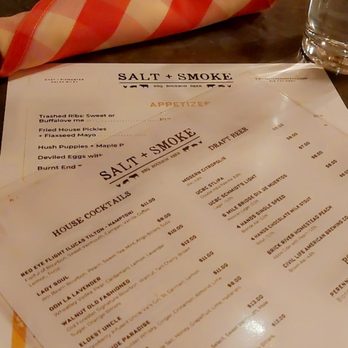 Salt + Smoke - Menu - Bars Near Me - Saint Louis, Missouri Salt + Smoke - Menu - Bars Near Me - Saint Louis, Missouri