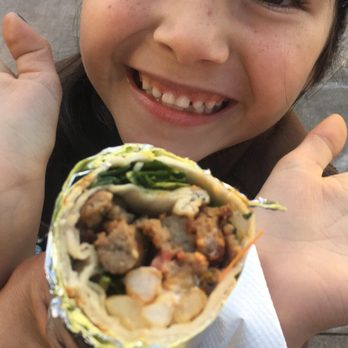 Kafta House - Delicious Lamb Saj with added fries inside - Food Stands Near Me - Portland, Oregon