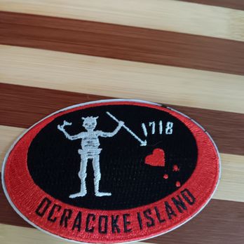 Pirates Chest Gift Shop - Patch from Blackbeard's flag - Gift Shops Near Me - Ocracoke, North Carolina Pirates Chest Gift Shop - Patch from Blackbeard's flag - Gift Shops Near Me - Ocracoke, North Carolina