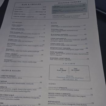 The Kingstide - Menu - Seafood Near Me - Island, South Carolina