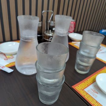 Hui Tou Xiang - Chilled glasses for ice water - Chinese Near Me - San Gabriel, California