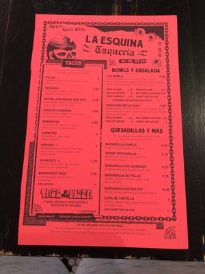 Menu photo 6 La Esquina - UES New York, NY Menu photo 6 La Esquina - UES New York, NY