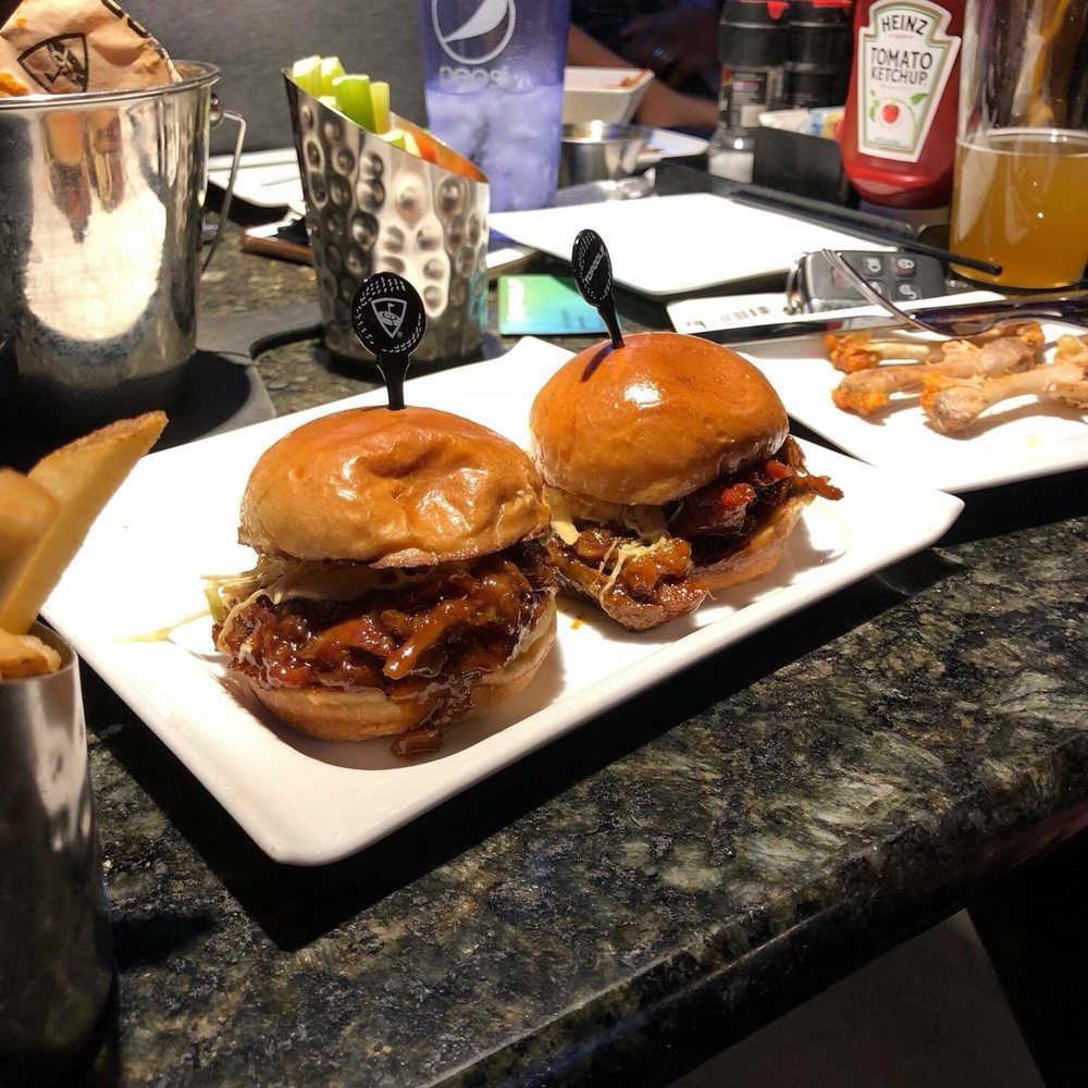 Topgolf - Pulled pork bbq sliders - Golf Near Me - Gilbert, Arizona Topgolf - Pulled pork bbq sliders - Golf Near Me - Gilbert, Arizona