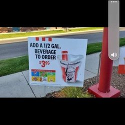 KFC - Next to speaker box
