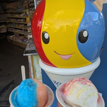 Waiola Shave Ice - Two Mediums with mixed flavors - Ice Cream & Frozen Yogurt Near Me - Honolulu, Hawaii
