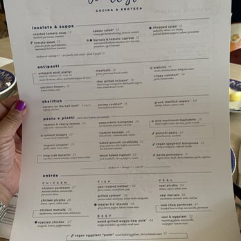 Bottiglia - Menu 2 - Italian Near Me - Henderson, Nevada