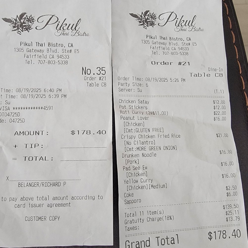 Pikul Thai Bistro - Thai Near Me - Fairfield, California Pikul Thai Bistro - Thai Near Me - Fairfield, California
