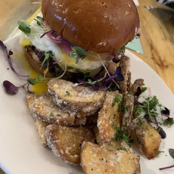 Backslope Brewing - Veggie burger - Breweries Near Me - Columbia Falls, Montana Backslope Brewing - Veggie burger - Breweries Near Me - Columbia Falls, Montana
