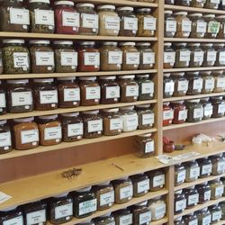 New Morning Natural Foods Market - Lots of Herb and Spice Choices Upstairs