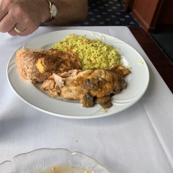Marina Jack Cruise - Salmon, Chicken and rice from buffet. Good! - American Near Me - Sarasota, Florida Marina Jack Cruise - Salmon, Chicken and rice from buffet. Good! - American Near Me - Sarasota, Florida