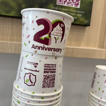 Yogurtland - Special 20 Anniversary cups - Ice Cream & Frozen Yogurt Near Me - El Monte, California Yogurtland - Special 20 Anniversary cups - Ice Cream & Frozen Yogurt Near Me - El Monte, California