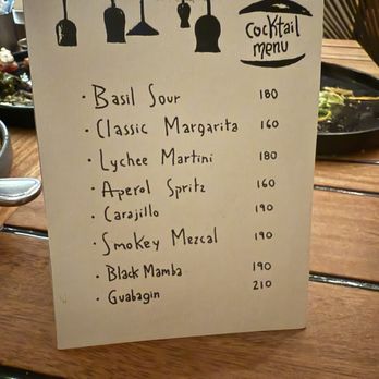 Tostevere - Cocktail menu - Mexican Near Me - San Miguel de Allende, GUA