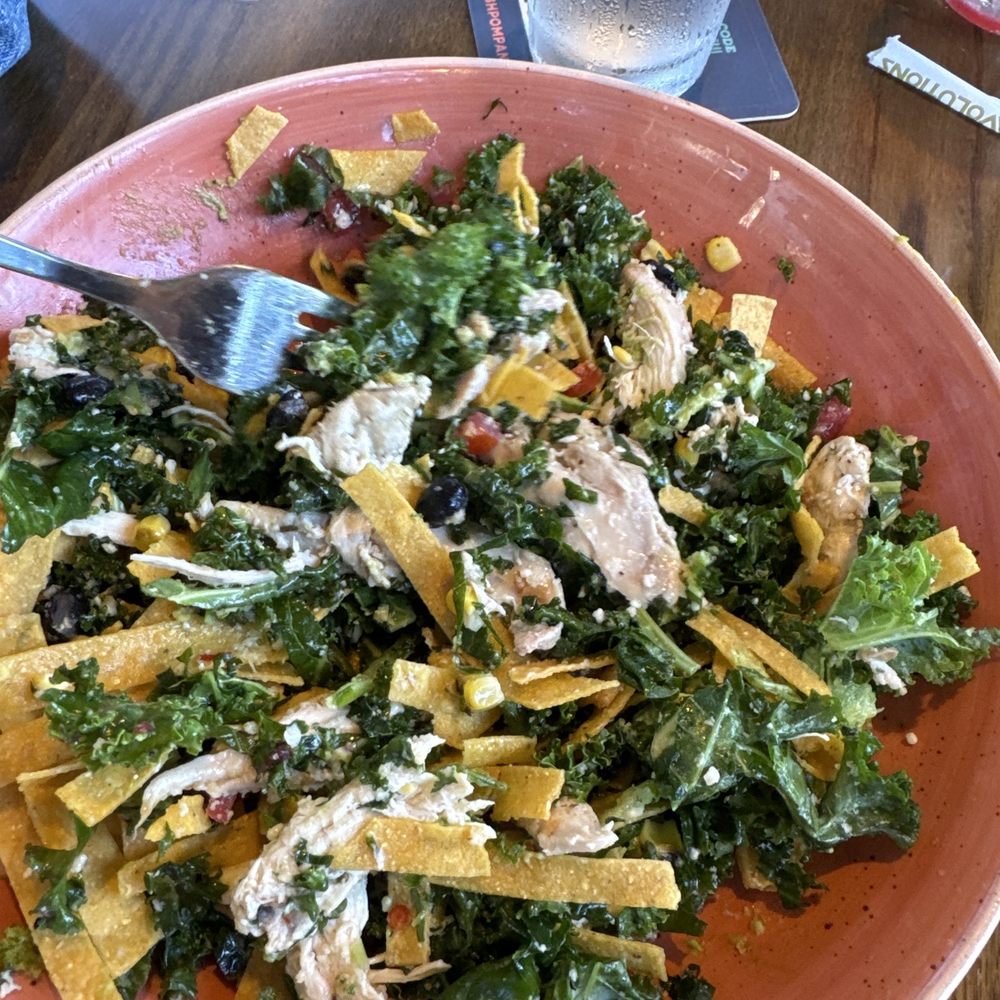 Beach House - Chicken and kale salad - Bars Near Me - Pompano Beach, Florida Beach House - Chicken and kale salad - Bars Near Me - Pompano Beach, Florida