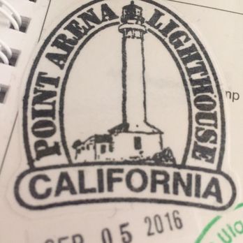 Point Arena Light Station - 09.05.16 passport stamp - Landmarks & Historical Buildings Near Me - Point Arena, California Point Arena Light Station - 09.05.16 passport stamp - Landmarks & Historical Buildings Near Me - Point Arena, California