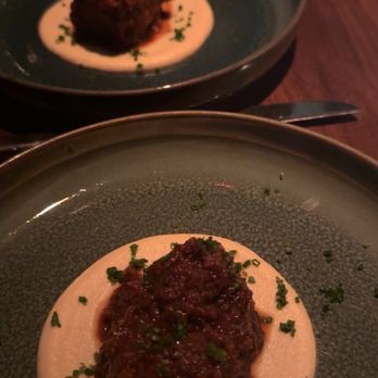 Matu - 8-Hour Braised Beef Cheek, Celeriac Puree - Steakhouses Near Me - Beverly Hills, California