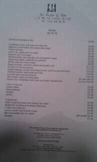 Menu photo 3 The Anchor and Hope London, XGL Menu photo 3 The Anchor and Hope London, XGL