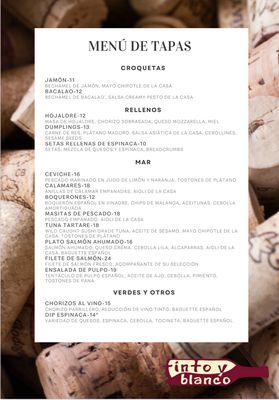 Menu photo 7 Tinto y Blanco San Juan, PR Menu photo 7 Tinto y Blanco San Juan, PR