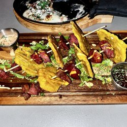 Mexitaly - Carne ahumada skewers