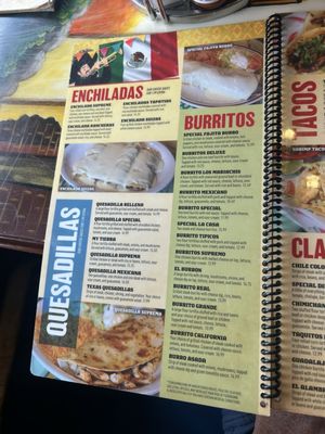 Menu photo 1 Los Mariachis Mexican Restaurant Columbus, OH