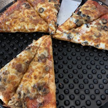 Glory Days Pizza - All pepperoni, half shroom half black olive - Pizza Near Me - Topeka, Kansas Glory Days Pizza - All pepperoni, half shroom half black olive - Pizza Near Me - Topeka, Kansas