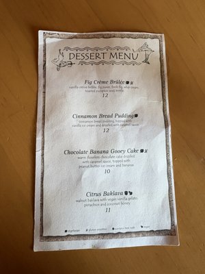 Menu photo 2 Mythos Restaurant Orlando, FL