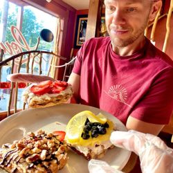 Crunch Waffle - Special, waffle cheesecake
