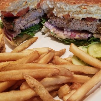 Yard House - Turkey burger, great seasoning & fries - Bars Near Me - Houston, Texas Yard House - Turkey burger, great seasoning & fries - Bars Near Me - Houston, Texas
