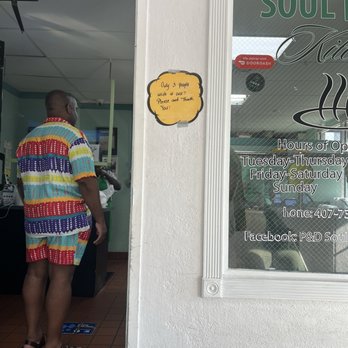 P & D Soulfood Kitchen - Lots of people being served - Soul Food Near Me - Orlando, Florida