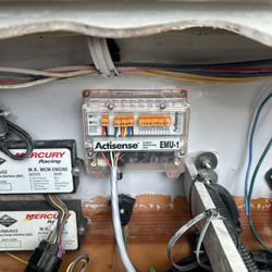 Makuira Vessel Maintenance and Overhaul - Analog gage to Simrad . Connection for electrical display