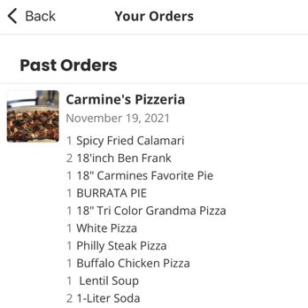 Carmine's Pizzeria - Order - Pizza Near Me - Brooklyn, New York Carmine's Pizzeria - Order - Pizza Near Me - Brooklyn, New York