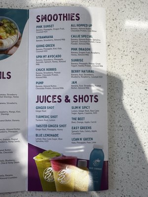Menu photo 3 3Natives Phoenix, AZ