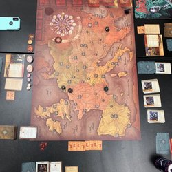 Dreamers Vault Games - Champlin - Fury of Dracula we brought to play in a room.