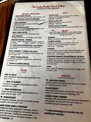 Menu photo 1 The Lucky Rooster Pub & Eatery St. Jacob, IL