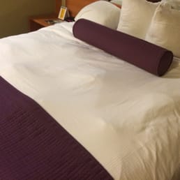 Questionable lumps in my bed upon check-in.