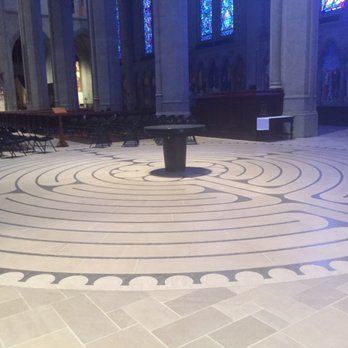 Grace Cathedral - Indoor labyrinth - Churches Near Me - San Francisco, California