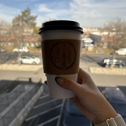 Lighthouse Coffee - cutest logo on the cup sleeves