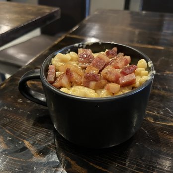 Mugs On Main - Mac and cheese, add bacon - Coffee & Tea Near Me - Riverhead, New York Mugs On Main - Mac and cheese, add bacon - Coffee & Tea Near Me - Riverhead, New York