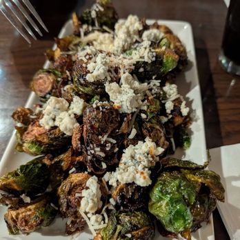 Blast & Brew - Brussel sprouts with Bleu cheese - New American Near Me - Pismo Beach, California Blast & Brew - Brussel sprouts with Bleu cheese - New American Near Me - Pismo Beach, California