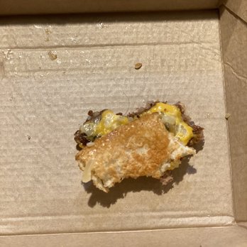 McDonald's - You can clearly see a hair in the burger. - Fast Food Near Me - Riverside, California McDonald's - You can clearly see a hair in the burger. - Fast Food Near Me - Riverside, California