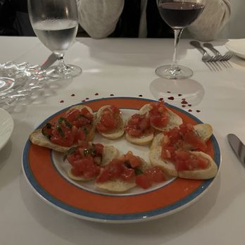 La Mia Cucina - Their Bruschetta. Thin bread (to keep the carbs low) and wonderful tomatoes and basil. So tasty. - Italian Near Me - Pacific Grove, California La Mia Cucina - Their Bruschetta. Thin bread (to keep the carbs low) and wonderful tomatoes and basil. So tasty. - Italian Near Me - Pacific Grove, California