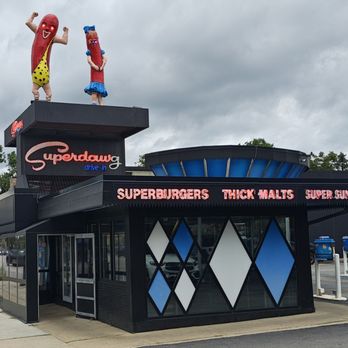 Superdawg Drive-In - Front of the structure - Hot Dogs Near Me - Chicago, Illinois Superdawg Drive-In - Front of the structure - Hot Dogs Near Me - Chicago, Illinois