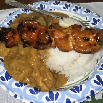 PhilHouse - Kare Kare, barbecue over rice!! - Filipino Near Me - Elk Grove, California