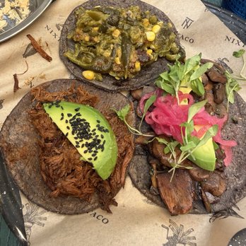Nixtaco - Rajás con queso, mushroom, short rib - Mexican Near Me - Roseville, California Nixtaco - Rajás con queso, mushroom, short rib - Mexican Near Me - Roseville, California