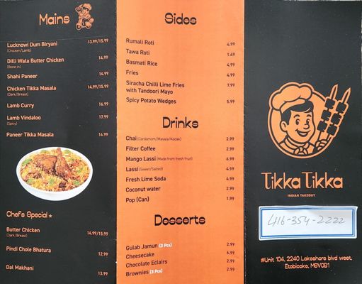 Menu photo 2 Tikka Tikka Toronto, ON Menu photo 2 Tikka Tikka Toronto, ON